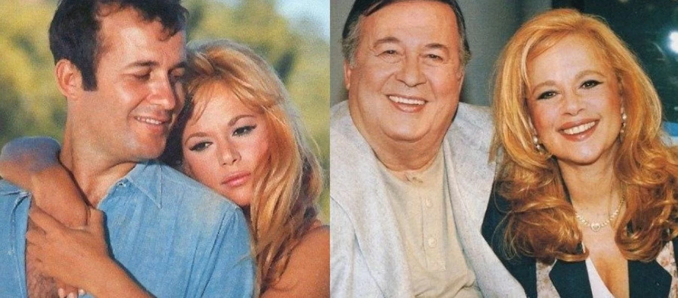 Αλίκη Βουγιουκλάκη - Δημήτρης Παπαμιχαήλ: Το παθιασμένο φιλί τους στα παρασκήνια του θεάτρου (φωτό)